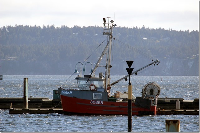 The fishing boat Simba II in Nanaimo