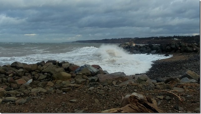 Nova Scotia,Canada,Atlantic Canada,Maritimes,ocean,beach,waterfall,Bay of Fundy,cliffs,Margaretsville