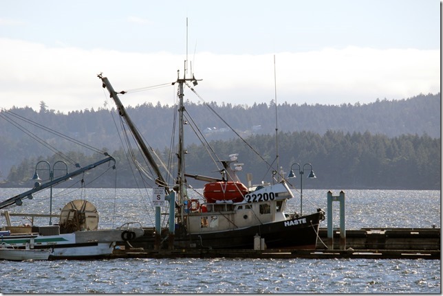 The fishing boat Haste at the Nanaimo Marina Boat Basin 
