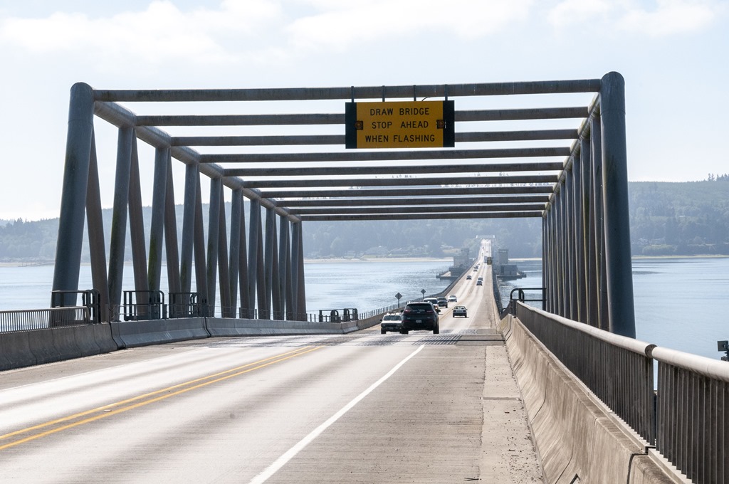 Washington Hood Canal floating bridge